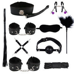 エロチックな日本BDSMセット 束縛キット 束縛スーツ 手錠 乳首クリップ