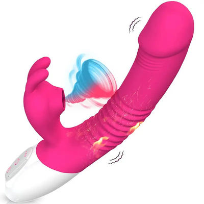 300g USB リチャージバイブラータ セックストイ ピンクウサギ 個人マッサージ器 熱力推力