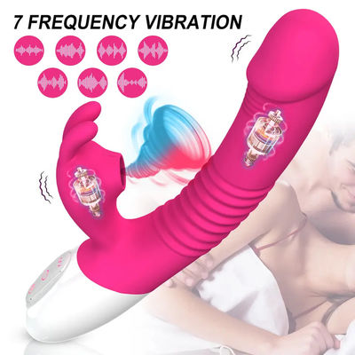 300g USB リチャージバイブラータ セックストイ ピンクウサギ 個人マッサージ器 熱力推力