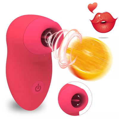 女性G点振動器 大人のおもちゃ 舌をまき クリトラル吸い振動器