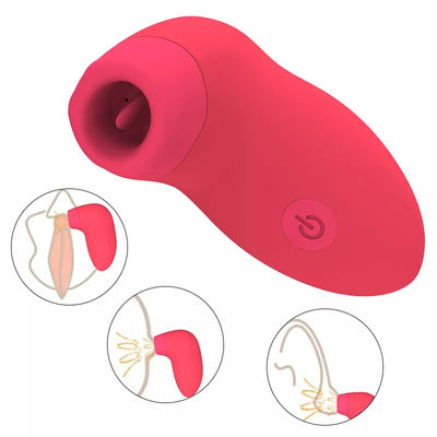女性G点振動器 大人のおもちゃ 舌をまき クリトラル吸い振動器