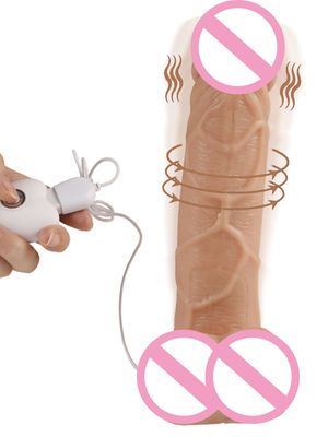 5.3インチ振動器 成人用玩具 現実的な大ディルド シリコンペニス 成人女性用