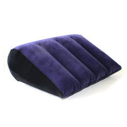 PVC振動器 成人用玩具 紫色充気性枕 36×16cm