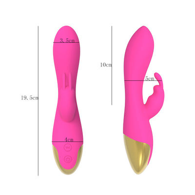 リチャージ可能なGスポット セックスおもちゃ 防水 ウサギ クリタス マッサージ器 女性用振動器