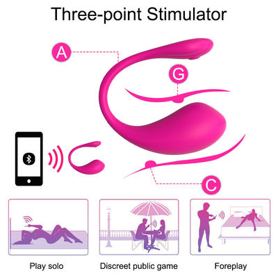 ワイヤレス スマート振動器 セックストイ 250g アプリ コントロール ミニ ラブ ジャンプ エッグ 振動器 女性用