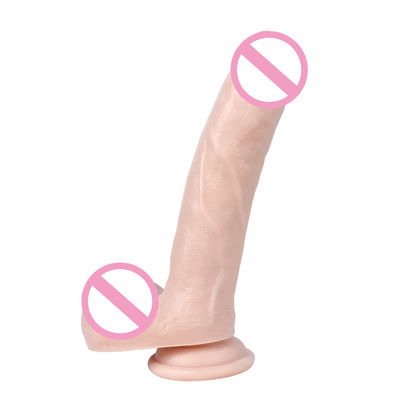 S-WBC10031 Pvc スーパーソフト ディルド 巨大ソフト ディルド ROHS 強い吸い込みカップ