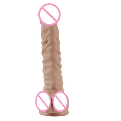350g 215mm 厚い女性 ディルド リキッド シリコン エクストラソフト ディルド ゴム セックストイ