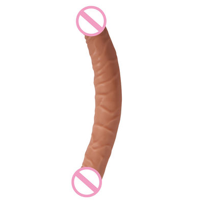 男性 女性 ディルド セックス ゴム セックス 玩具 ブラウン 肉 表面 30.5 × 4cm 430g