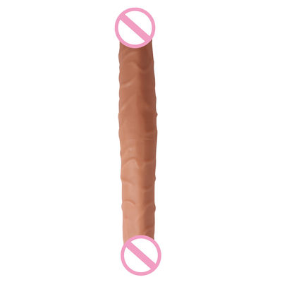 男性 女性 ディルド セックス ゴム セックス 玩具 ブラウン 肉 表面 30.5 × 4cm 430g