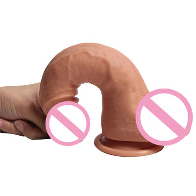 男性14×4cm 現実的なペニス 液体ソフト シリコン 偽物 現実的なペニス セックス・おもちゃ