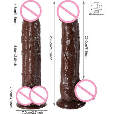 10インチXxl 現実的なディルド ダブルディルド カスタムガム リアル 感じる 大きな犬のチンコ
