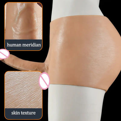 男性の下着 男性の人工ペニスのストラップ ディーロパンティ 穴だらけ 固体820g