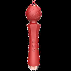 USB充電 ビッグGスポット振動器 24cm お嬢さん ハンドヘルド振動器 セキシー 238g