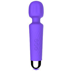 女性 シリコン セックス 玩具 マッサージ器 手持ちの魔法の杖 再充電可能な振動器 クリティタル用