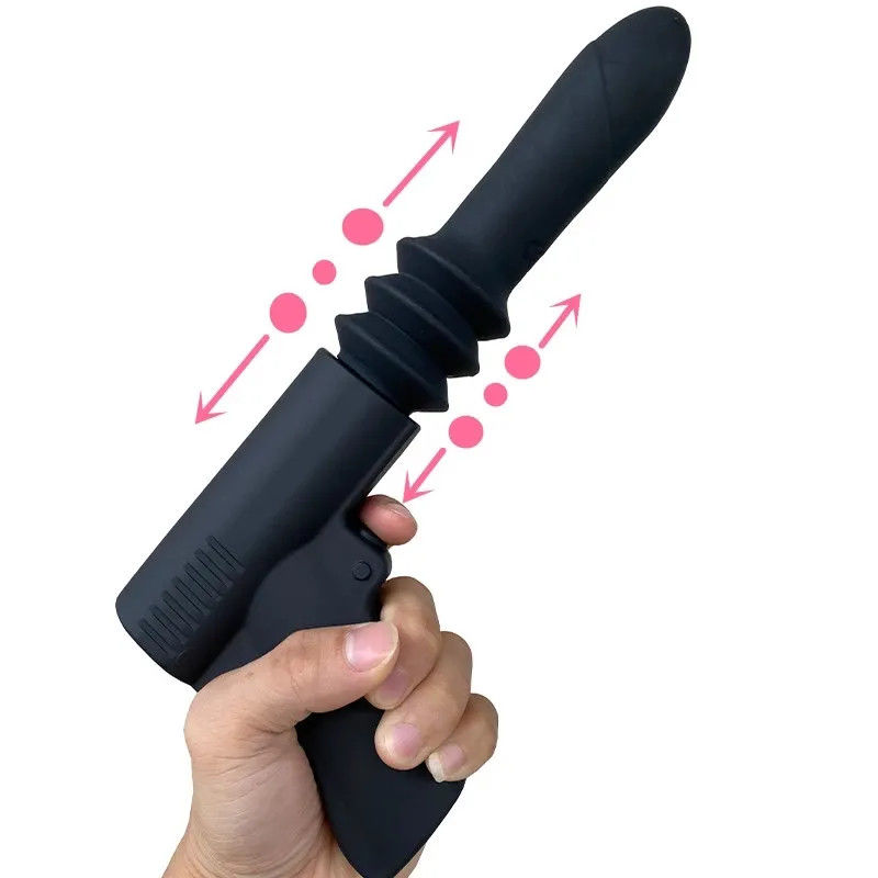 ミニピストル形振動器 セックストイ オートマティック 押すセックスマシン クリトリス セックストイ