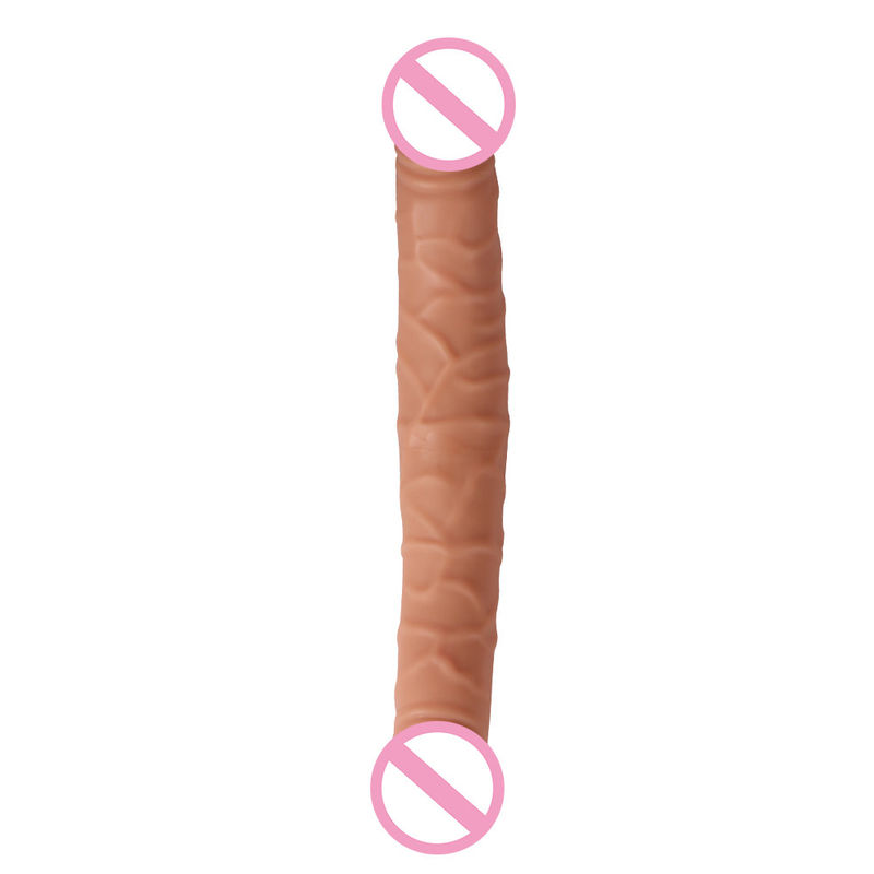 男性 女性 ディルド セックス ゴム セックス 玩具 ブラウン 肉 表面 30.5 × 4cm 430g